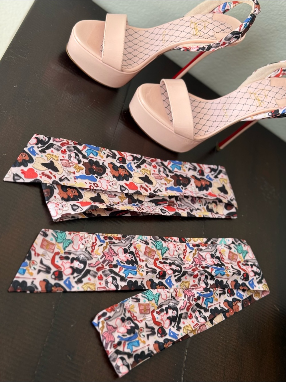 Christian Louboutin Platform Fetish Du Desert Heels